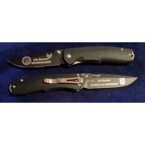 GA2A Second Lifetime Member Knife – Benchmade 890 BK Torrent