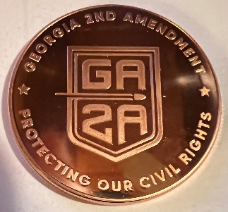 GA2A Challenge Coin - Rear